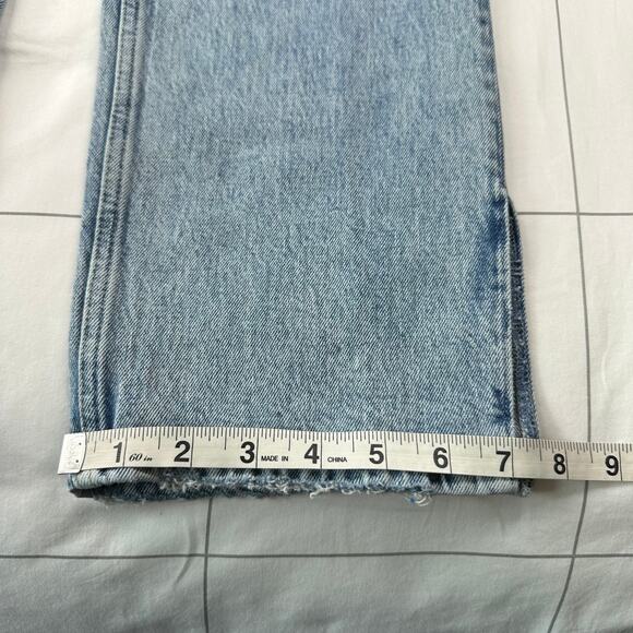 Abercrombie & Fitch Jeans Womens 28 Short Blue 90s Straight Curve Love High Rise - Picture 12 of 12